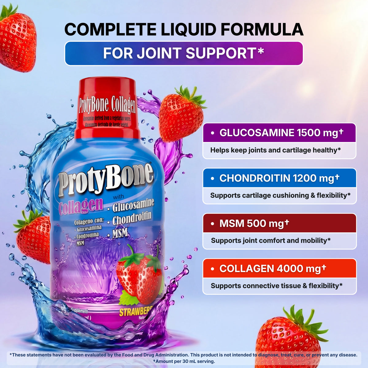 Collagen + Glucosamine, Chondrointin y MSM